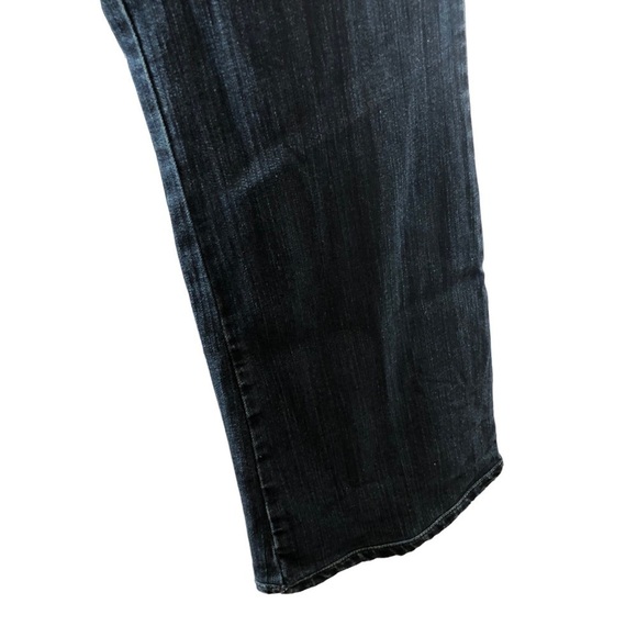 Jeanswear Cosmopolitan Denim Jeans High Rise Flare Leg Women 14 Dark Blue - Picture 4 of 9